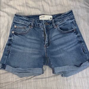 garage jean shorts